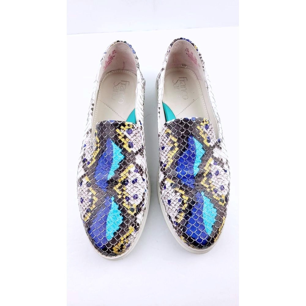 Franco Sarto Women's Snakeskin Iconic2 Sneaker - Size 8.5 - Picture 3 of 7